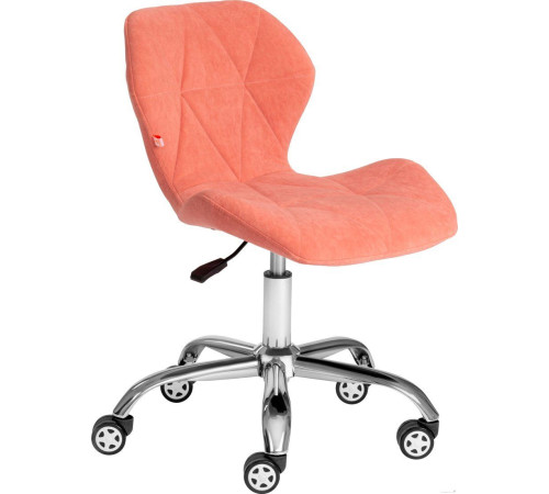 Офисное кресло TetChair Selfi флок, розовый