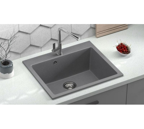 Кухонная мойка MARRBAXX Карельский камень модель 44/Q8 F044Q010 серый/светло-серый