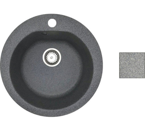 Кухонная мойка БелЭворс Nika серый, без сифона