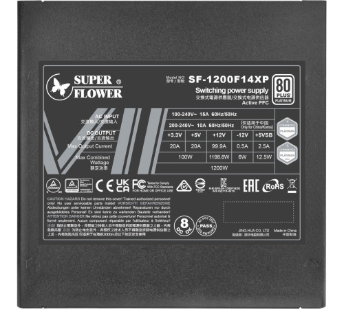 Блок питания Super Flower Leadex VII Platinum PRO 1200W SF-1200F14XP