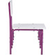 Детский стул Фея Мой малыш 0002744.30 белый/фиолетовый