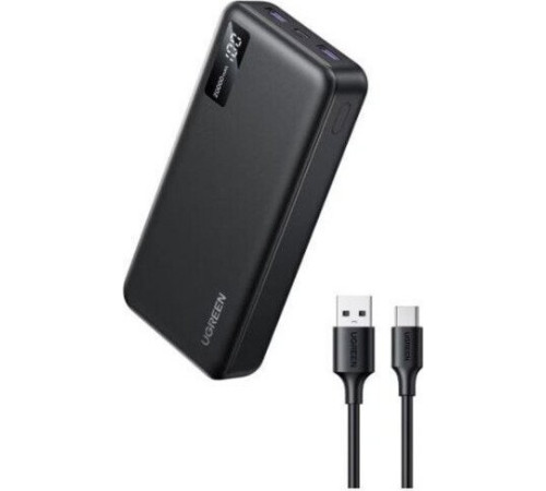 Внешний аккумулятор Ugreen PB312 20000mAh черный