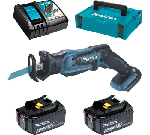 Сабельная пила Makita DJR185RFE с 2-мя АКБ, кейс