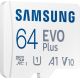 Карта памяти Samsung EVO Plus 2024 microSDXC 64GB с адаптером