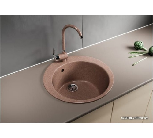 Кухонная мойка Mixline ML-GM13 551889 терракотовый