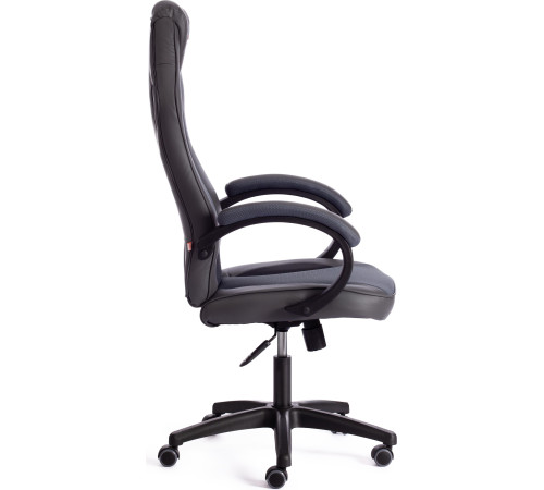 Кресло TetChair Racer Gt New кож/зам/ткань, металлик/серый, 36/12