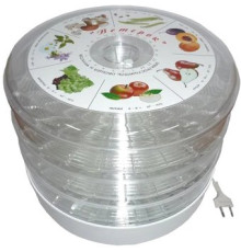 Сушилка для овощей и фруктов Спектр-Прибор Ветерок ЭСОФ2-0.5/220 3 поддона, прозрачный