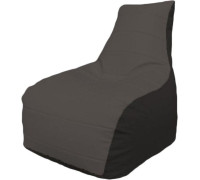 Кресло-мешок Flagman Бумеранг Б1.3-35 серый/черный