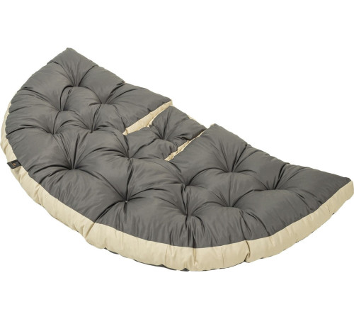 Кресло-мешок Mio Tesoro 4с0013тр L, серый/бежевый