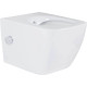Унитаз подвесной Roxen Cube bidet в комплекте с инсталляцией StounFix Dual Fresh 6 в 1 968439 кнопка: сатин