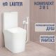Унитаз напольный Lauter W09 S-TRAP 21900003 + гигиенический душ Rainix 21LT7713MW вертикальный выпуск
