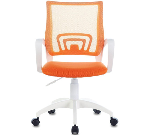 Кресло Brabix Fly MG-396W белый/оранжевый