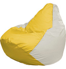 Кресло-мешок Flagman Груша Мега XXXL Г3.1-266 желтый/белый