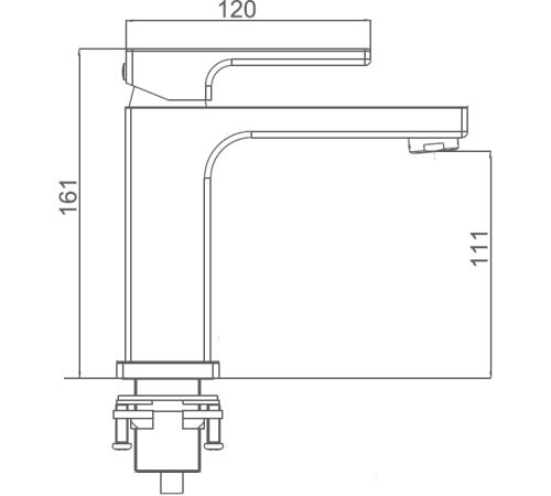 Смеситель Gappo G1017-9