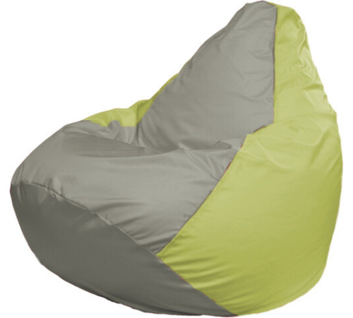 Кресло-мешок Flagman Груша Макси Г2.1-343 салатовый/серый