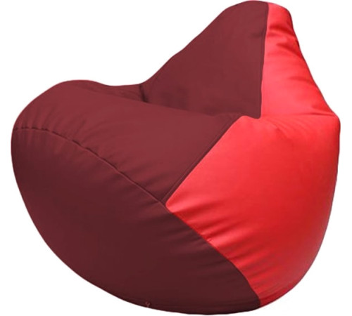 Кресло-мешок Flagman Груша Макси Г2.3-2109 бордовый/красный
