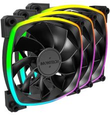 Комплект вентиляторов для корпуса Montech RX120 PWM 3 IN 1 черный