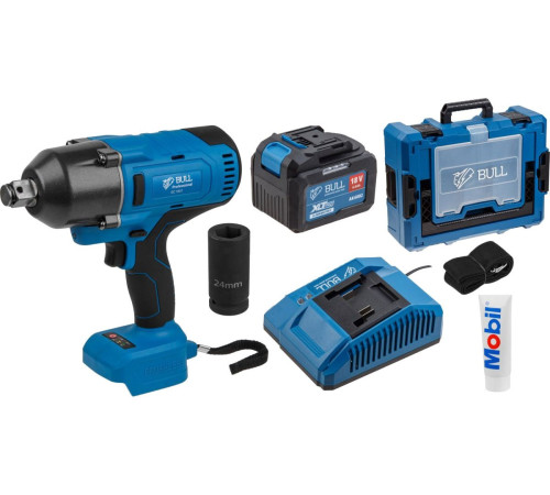 Гайковерт Bull SC 1801 Xcase XLTpro с 1-им АКБ, кейс