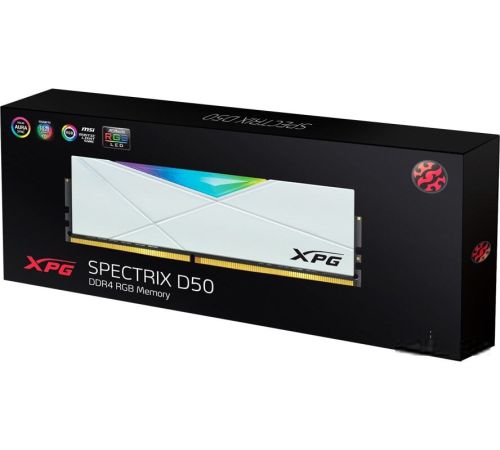 Оперативная память ADATA XPG Spectrix D50 RGB 32ГБ DDR4 3600 МГц AX4U360032G18I-SW50