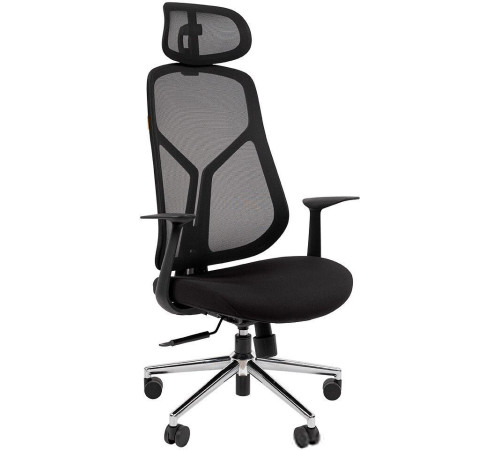 Офисное кресло CHAIRMAN CH588 черный пластик/черный