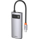 Док-станция Baseus Metal Gleam Series 4 in 1 Multifunctional Type-C CAHUB-CY0G