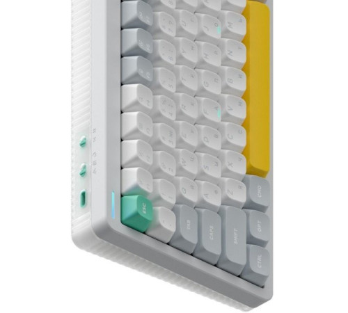 Клавиатура NuPhy Halo75 V2 Ionic White Raspberry Switch