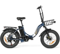 Электровелосипед SameBike City Master Fat синий