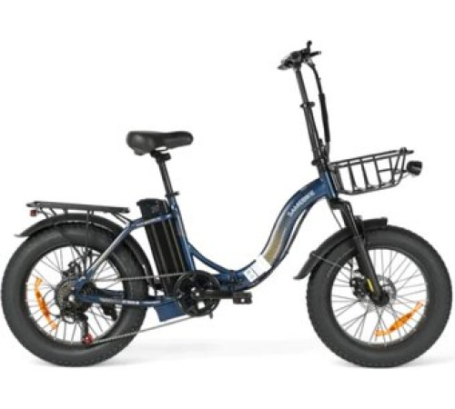 Электровелосипед SameBike City Master Fat синий