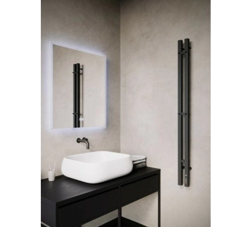 Полотенцесушитель TERMINUS Стойка Duo Проф 1200 черный