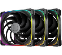 Комплект вентиляторов для корпуса Geometric Future Squama 2503-14 Triple Pack черный