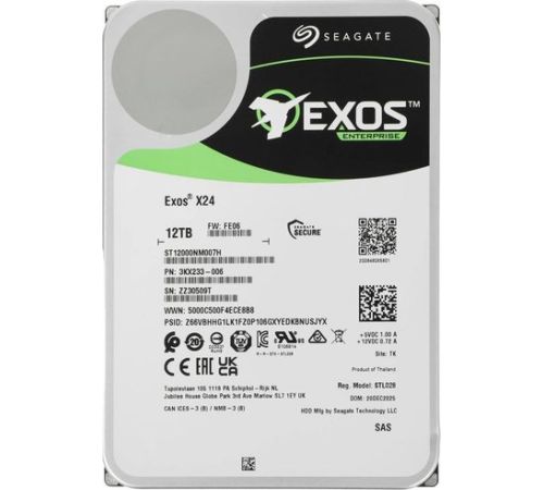 Жесткий диск Seagate Exos X24 12TB ST12000NM007H