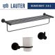 Набор аксессуаров для ванной Lauter 21TS20116 + 21T2010 + 21TS2012 Matt Black, 3 предмета