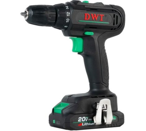 Дрель-шуруповерт DWT ABSP-20 NF-2 BMC с 2-мя АКБ, кейс