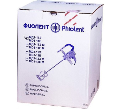 Дрель-миксер Фиолент МД1-11Э без мешалки, с кулачковым патроном