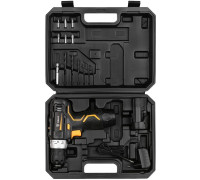 Дрель-шуруповерт Deko GCD12DU3 SET 4 063-4140 с 2-мя АКБ, кейс, набор оснастки