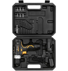 Дрель-шуруповерт Deko GCD12DU3 SET 4 063-4140 с 2-мя АКБ, кейс, набор оснастки