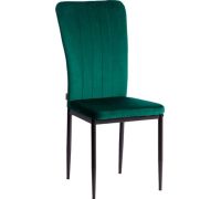 Стул TetChair Verter металл/флок 41x52x95 зеленый HLR56/черный