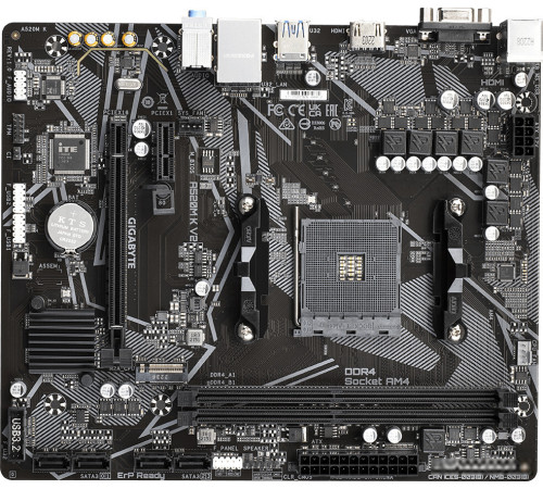 Материнская плата Gigabyte A520M K V2 rev. 1.1