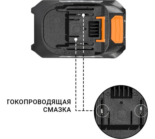 Аккумулятор Bort BA-21U-93 93418989 18В/9 Ah