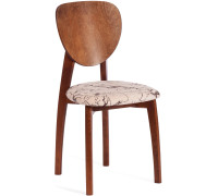 Стул TetChair Diamante мягкое сиденье коричневый/крекс бежевый