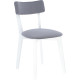 Стул Leset Чейз LST00192 белый/серый