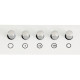 Кухонная вытяжка Krona JESSICA slim 600 white push button