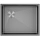 Кухонная мойка Paulmark Next-Skew 54-L UNI PM885444-L-GM вороненая сталь
