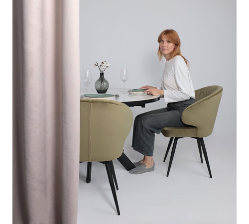 Стул Мамадома Rob-R1 360 d12 Olive Lux/черный