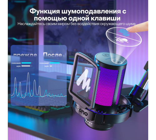 Проводной микрофон Maono DGM20S черный