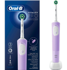 Электрическая зубная щетка Oral-B Vitality Pro D103.413.3 Cross Action Protect X Clean Lilac 4210201427001 сиреневый