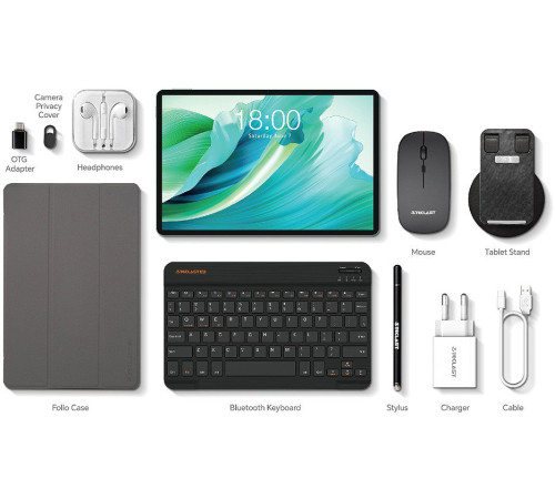 Планшет Teclast P30T 4GB/128GB с аксессуарами, серый
