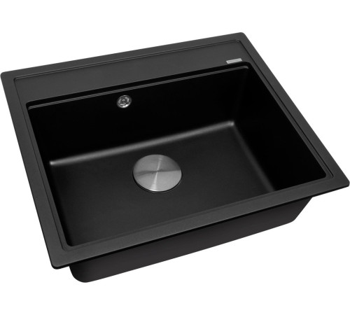 Кухонная мойка ZorG Rock 60 Premium black metallic