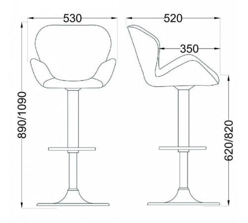 Стул AksHome Berlin серый велюр/черный