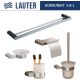 Набор аксессуаров для ванной Lauter 21SH1061 + 21SH1051 + 21SH110А1 + 21SH7021 + 21SH1111 Chrome, 5 предметов